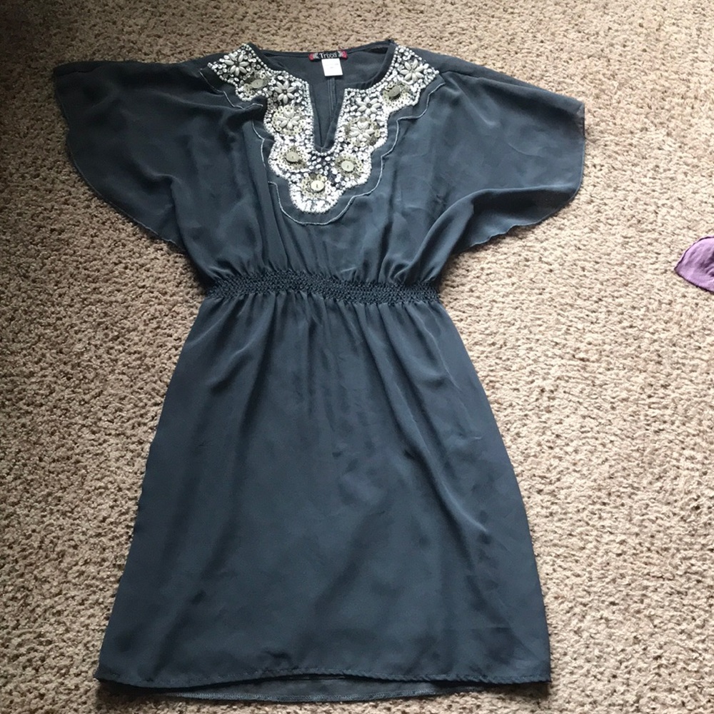 Dark Grey Dress